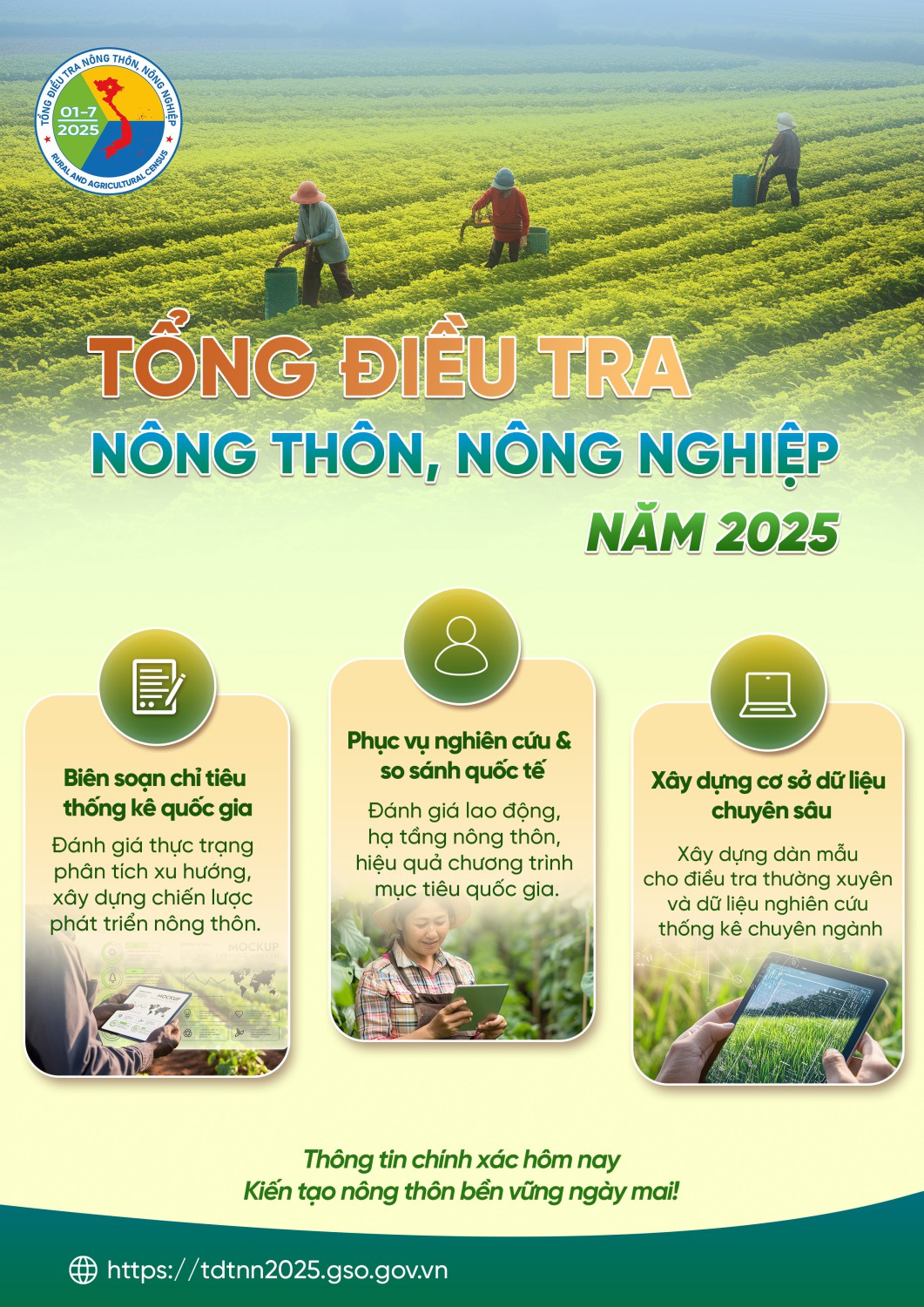 Tổng điều tra nông thôn, nông nghiệp năm 2025